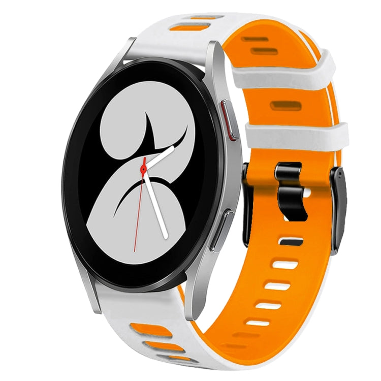 Cinturino in silicone bicolore 20 mm per Samsung Galaxy Watch4 40