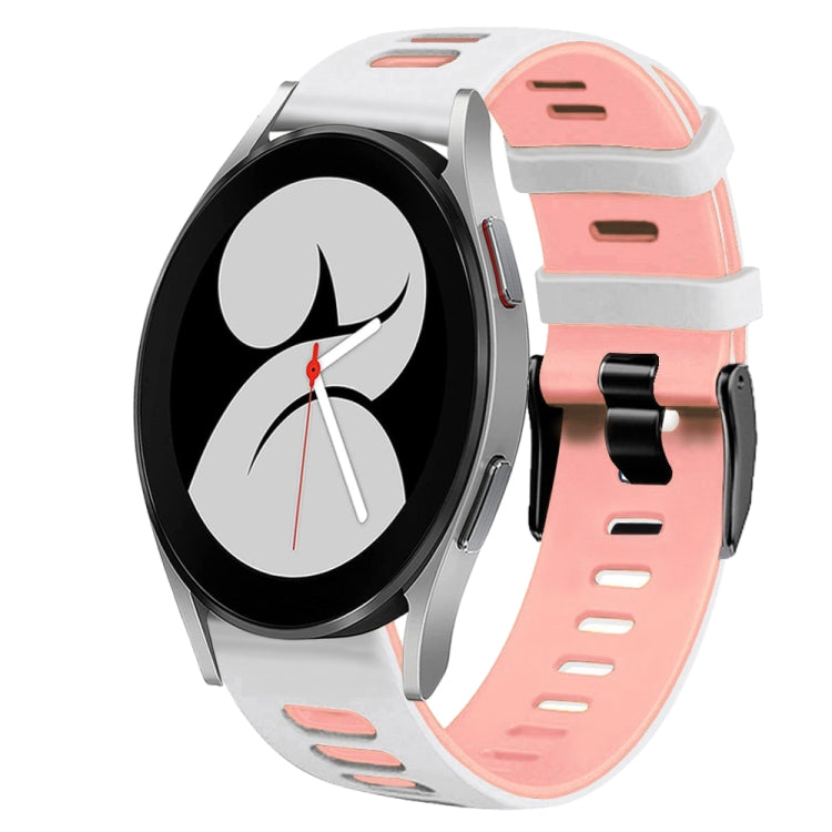 Cinturino in silicone bicolore 20 mm per Samsung Galaxy Watch4 40