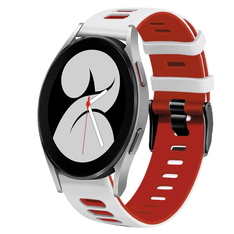 Cinturino in silicone bicolore 20 mm per Samsung Galaxy Watch4 40