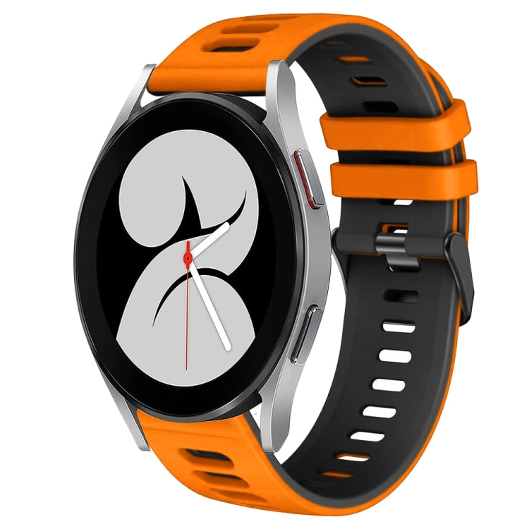 Cinturino in silicone bicolore 20 mm per Samsung Galaxy Watch4 40