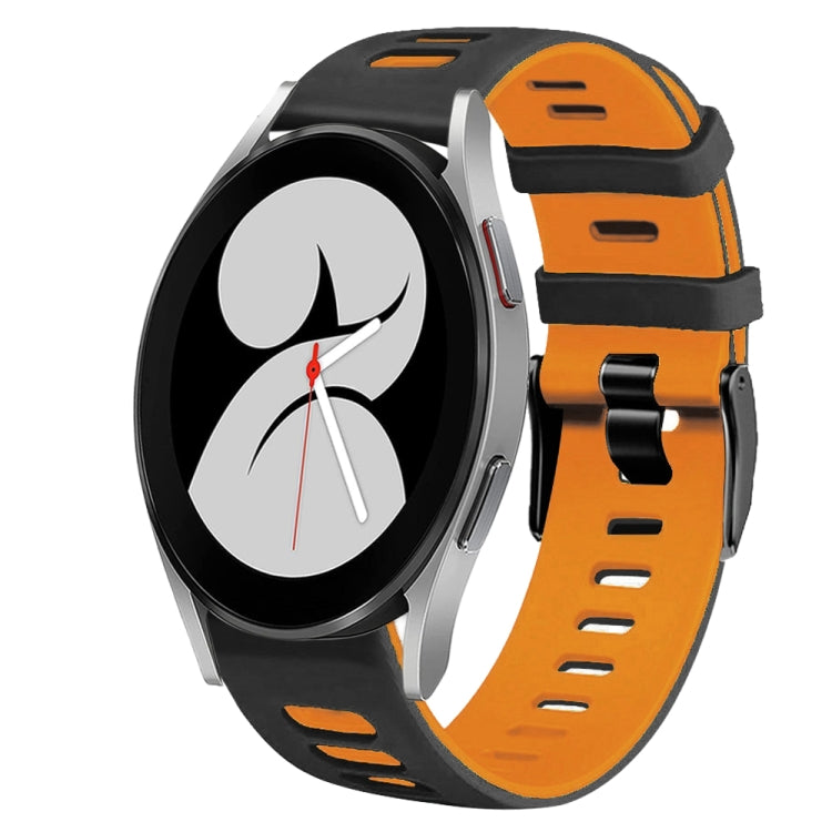 Cinturino in silicone bicolore 20 mm per Samsung Galaxy Watch4 40