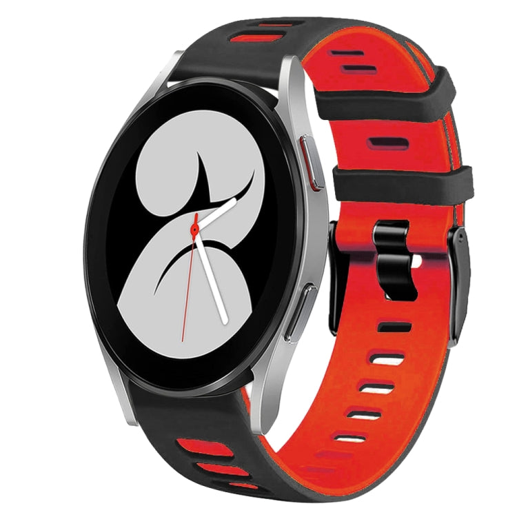 Cinturino in silicone bicolore 20 mm per Samsung Galaxy Watch4 40