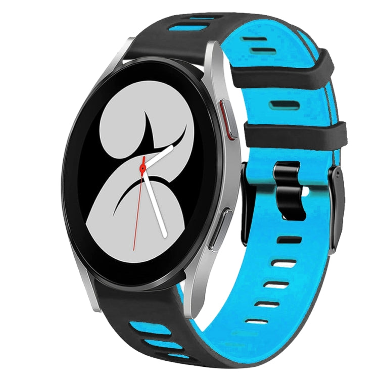 Cinturino in silicone bicolore 20 mm per Samsung Galaxy Watch4 40