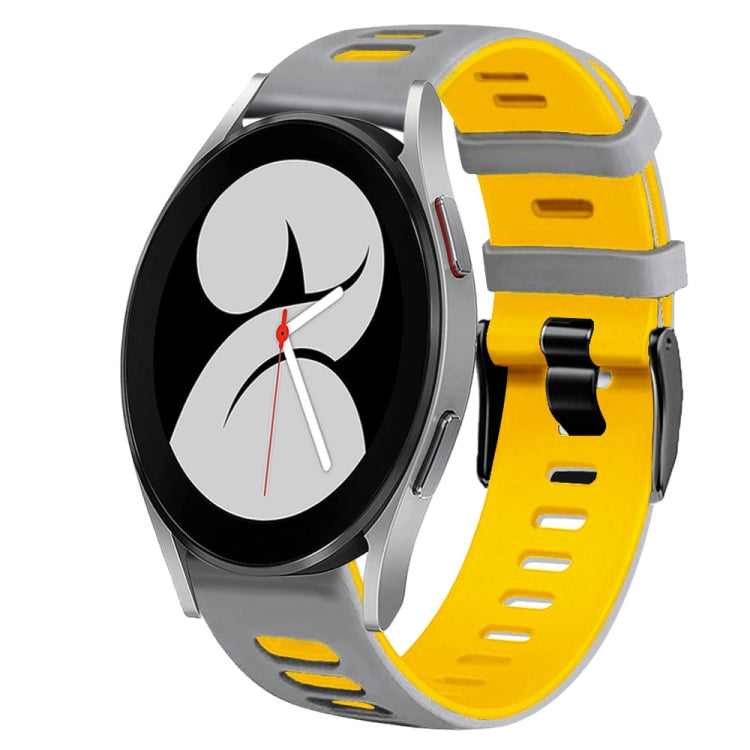 Cinturino in silicone bicolore 20 mm per Samsung Galaxy Watch4 40