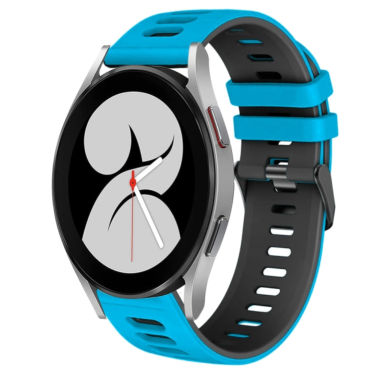 Cinturino in silicone bicolore 20 mm per Samsung Galaxy Watch4 40