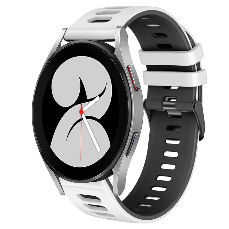 Cinturino in silicone bicolore 20 mm per Samsung Galaxy Watch4 40