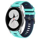Cinturino in silicone bicolore 20 mm per Samsung Galaxy Watch4 40