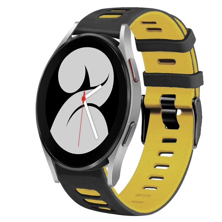 Cinturino in silicone bicolore 20 mm per Samsung Galaxy Watch4 40