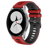 Cinturino in silicone bicolore 20 mm per Samsung Galaxy Watch4 40