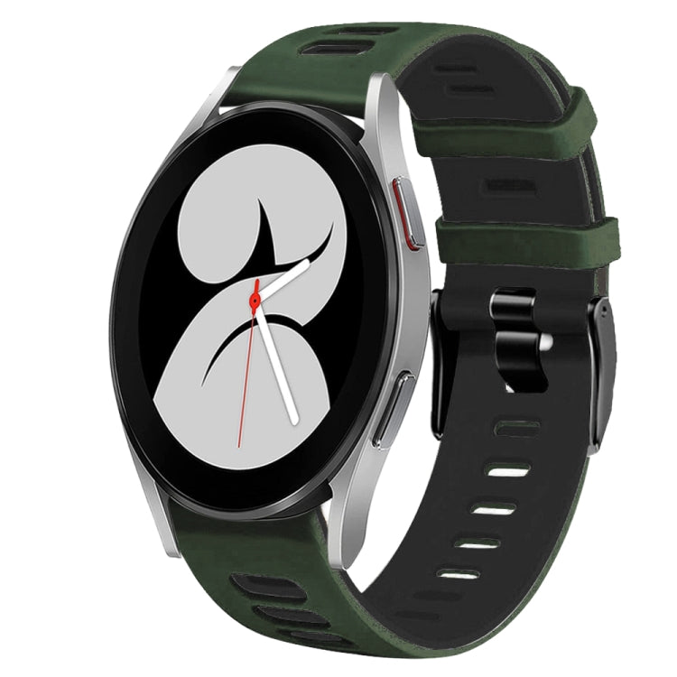Cinturino in silicone bicolore 20 mm per Samsung Galaxy Watch4 40