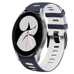 Cinturino in silicone bicolore 20 mm per Samsung Galaxy Watch4 40