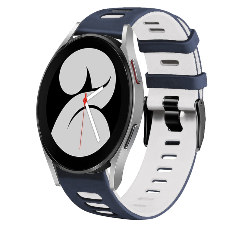 Cinturino in silicone bicolore 20 mm per Samsung Galaxy Watch4 40