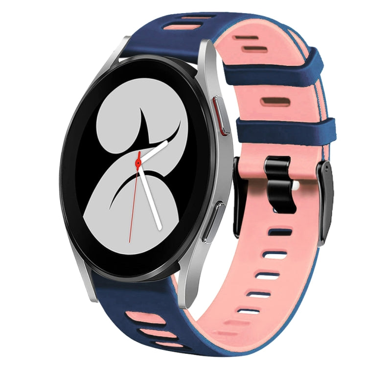 Cinturino in silicone bicolore 20 mm per Samsung Galaxy Watch4 40