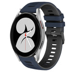 Cinturino in silicone bicolore 20 mm per Samsung Galaxy Watch4 40