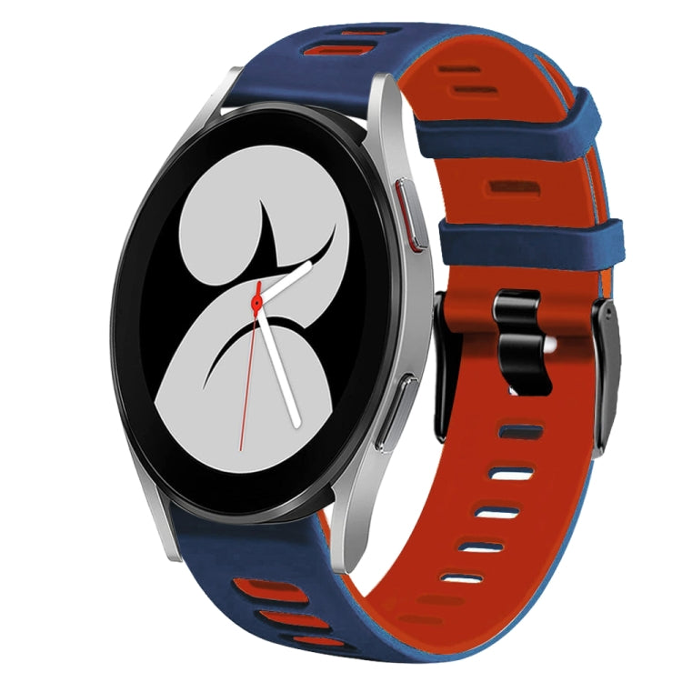 Cinturino in silicone bicolore 20 mm per Samsung Galaxy Watch4 40