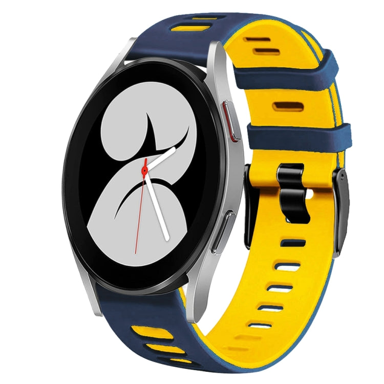Cinturino in silicone bicolore 20 mm per Samsung Galaxy Watch4 40