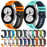 Cinturino in silicone bicolore 20 mm per Samsung Galaxy Watch4 40