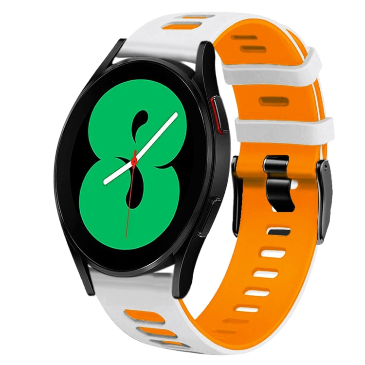 Cinturino in silicone bicolore 20 mm per Samsung Galaxy Watch4 44