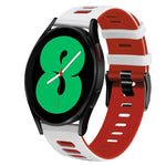 Cinturino in silicone bicolore 20 mm per Samsung Galaxy Watch4 44