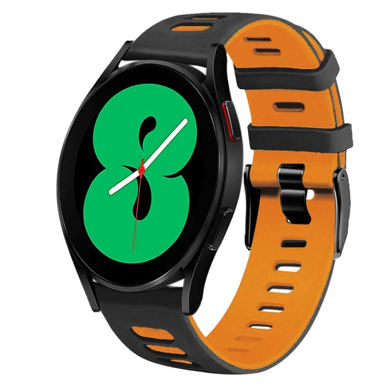 Cinturino in silicone bicolore 20 mm per Samsung Galaxy Watch4 44