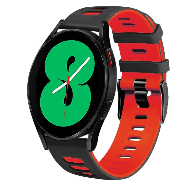Cinturino in silicone bicolore 20 mm per Samsung Galaxy Watch4 44