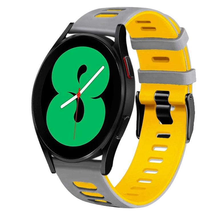 Cinturino in silicone bicolore 20 mm per Samsung Galaxy Watch4 44