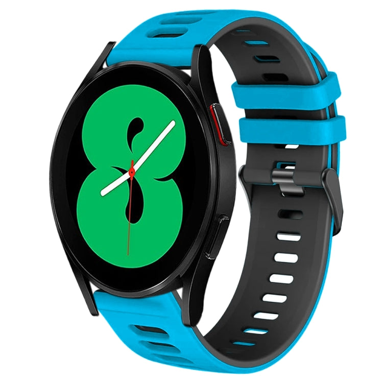 Cinturino in silicone bicolore 20 mm per Samsung Galaxy Watch4 44