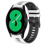 Cinturino in silicone bicolore 20 mm per Samsung Galaxy Watch4 44