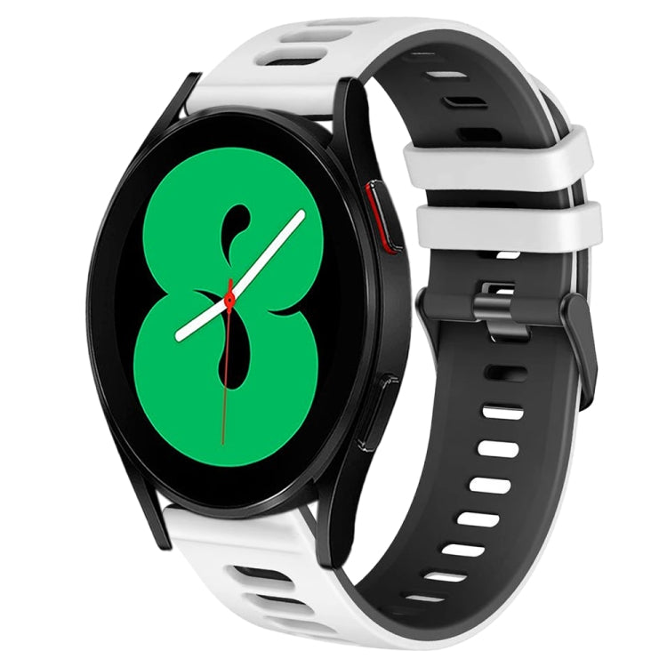 Cinturino in silicone bicolore 20 mm per Samsung Galaxy Watch4 44
