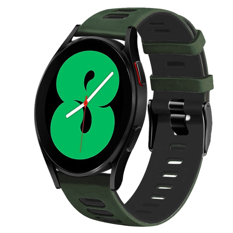 Cinturino in silicone bicolore 20 mm per Samsung Galaxy Watch4 44