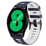 Cinturino in silicone bicolore 20 mm per Samsung Galaxy Watch4 44