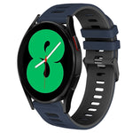 Cinturino in silicone bicolore 20 mm per Samsung Galaxy Watch4 44