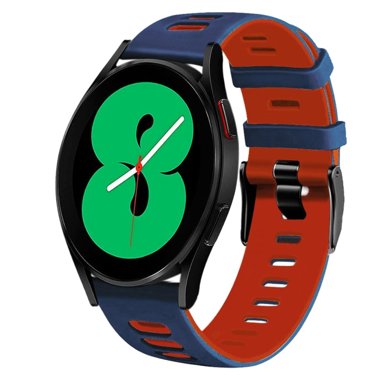Cinturino in silicone bicolore 20 mm per Samsung Galaxy Watch4 44
