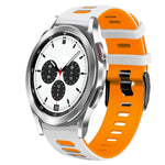 Cinturino in silicone bicolore 20 mm per Galaxy Watch4 Classic 42