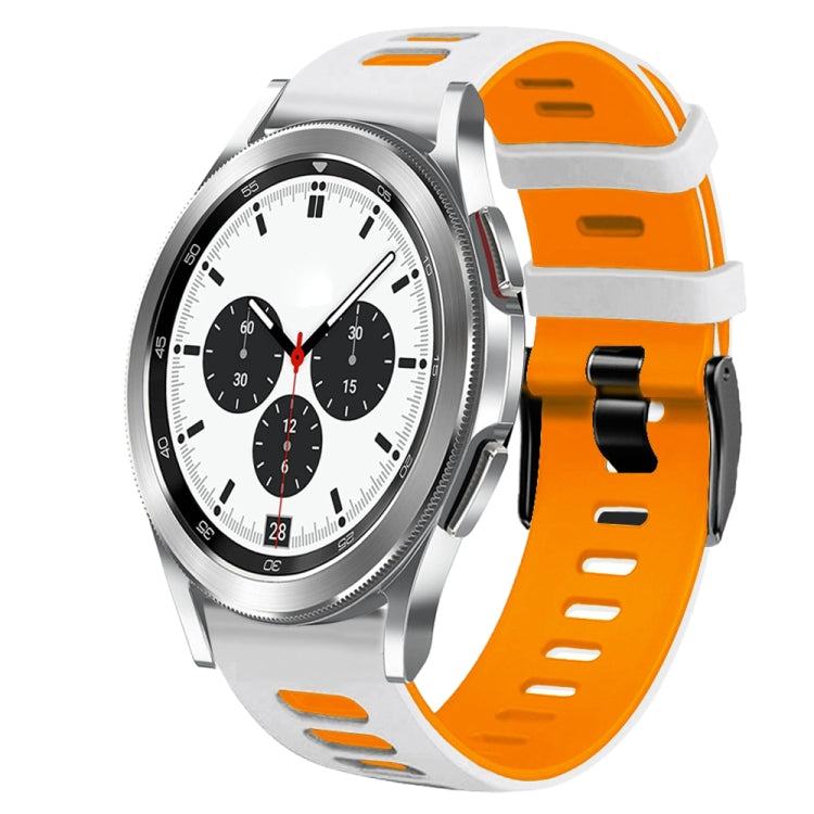 Cinturino in silicone bicolore 20 mm per Galaxy Watch4 Classic 42