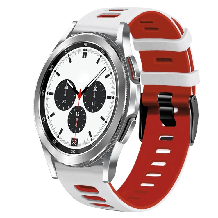Cinturino in silicone bicolore 20 mm per Galaxy Watch4 Classic 42