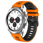 Cinturino in silicone bicolore 20 mm per Galaxy Watch4 Classic 42