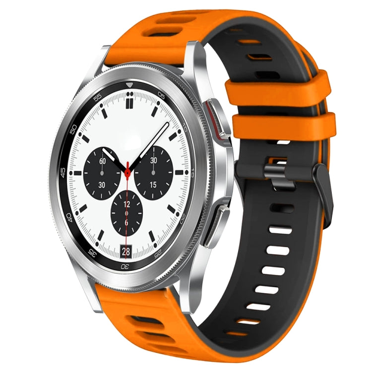 Cinturino in silicone bicolore 20 mm per Galaxy Watch4 Classic 42