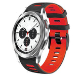 Cinturino in silicone bicolore 20 mm per Galaxy Watch4 Classic 42
