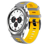 Cinturino in silicone bicolore 20 mm per Galaxy Watch4 Classic 42