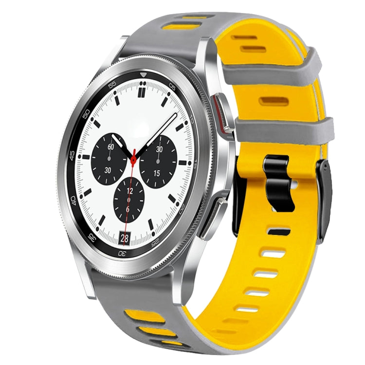 Cinturino in silicone bicolore 20 mm per Galaxy Watch4 Classic 42
