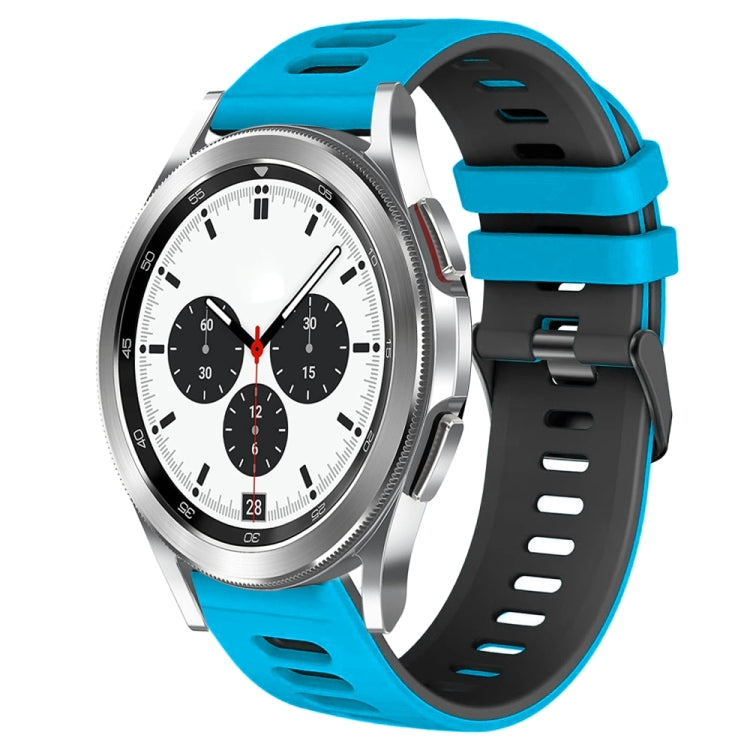 Cinturino in silicone bicolore 20 mm per Galaxy Watch4 Classic 42