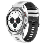 Cinturino in silicone bicolore 20 mm per Galaxy Watch4 Classic 42