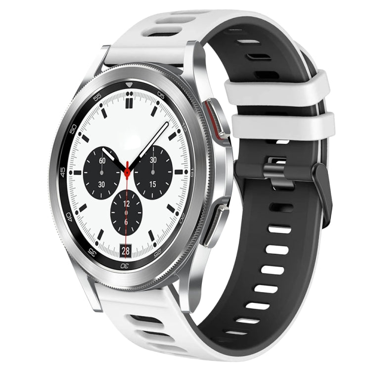 Cinturino in silicone bicolore 20 mm per Galaxy Watch4 Classic 42