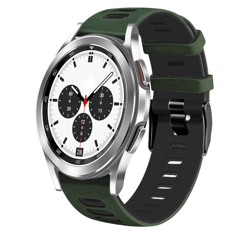 Cinturino in silicone bicolore 20 mm per Galaxy Watch4 Classic 42