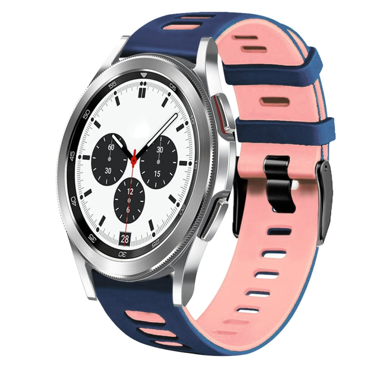 Cinturino in silicone bicolore 20 mm per Galaxy Watch4 Classic 42