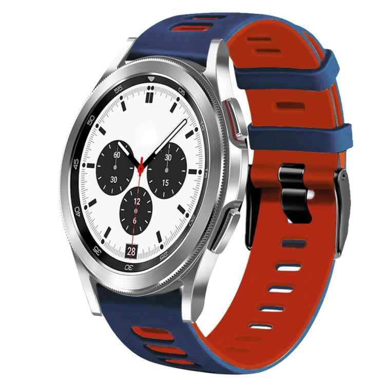 Cinturino in silicone bicolore 20 mm per Galaxy Watch4 Classic 42