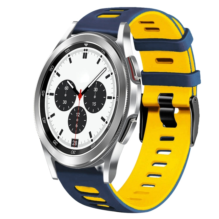 Cinturino in silicone bicolore 20 mm per Galaxy Watch4 Classic 42