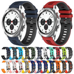 Cinturino in silicone bicolore 20 mm per Galaxy Watch4 Classic 42
