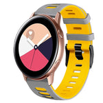 Cinturino in silicone bicolore 20 mm per Samsung Galaxy Watch Act